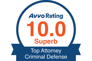 Avvo 10.0 Superb - Top Criminal Defense Attorney
