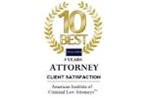 10 Best Attorney Client Satisfaction - American Institute of Criminal Law Attorneys
